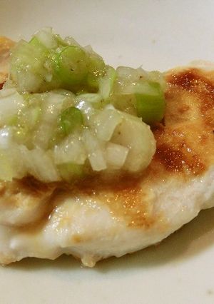 鳥胸肉のネギ塩焼き肉♫-レシピのメイン写真