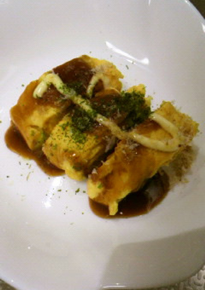 お好み焼き風たまご焼き-レシピのメイン写真