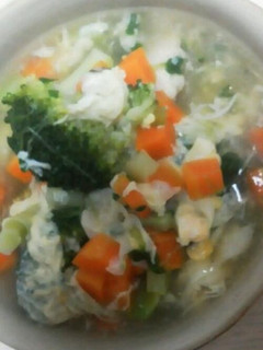 野菜を食べるスープ-レシピのメイン写真
