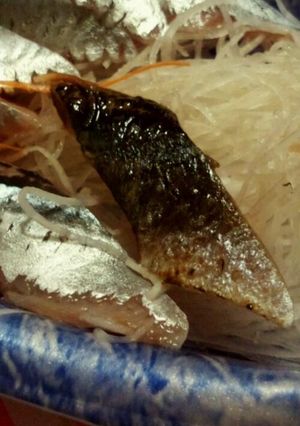 最高の一人飯！さんま刺身の炙り-レシピのメイン写真