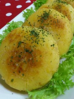 もちもち美味*甘じょっぱいさつまいも餅-レシピのメイン写真
