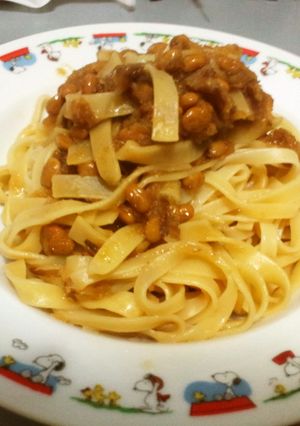 魅惑の納豆おろしパスタ-レシピのメイン写真