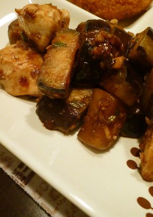ヘルシーに♪鶏肉で麻婆茄子☆-レシピのメイン写真