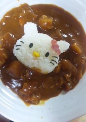 キティちゃん♪カレーライス-レシピのメイン写真