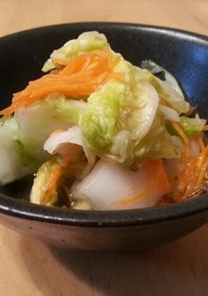 ☆簡単常備菜☆柚子茶を使った白菜の漬け物-レシピのメイン写真