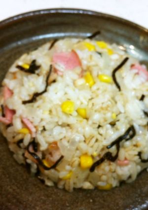 炒めない!塩昆布ベーコン炒飯-レシピのメイン写真