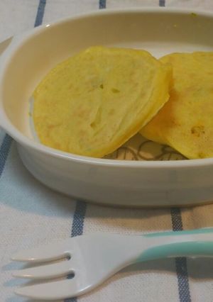 卵牛乳不使用☆米粉カボチャパンケーキ-レシピのメイン写真