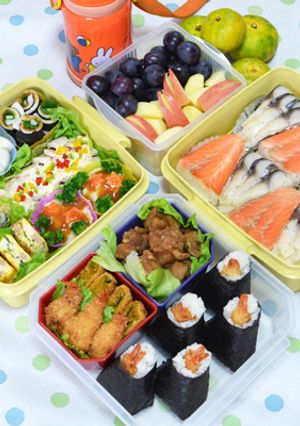 タルタル天むす-2012秋の運動会弁当-レシピのメイン写真