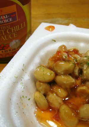 スイチリ納豆＝スイートチリソース＋納豆-レシピのメイン写真