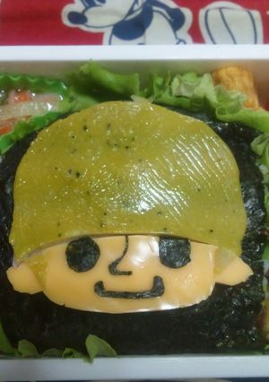 ★☆キャラ弁:ワンピースゾロ弁当☆★-レシピのメイン写真