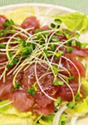 まぐろのカルパッチョ♪-レシピのメイン写真