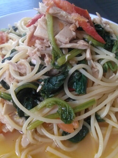 ●ツナトマほうれん草パスタ●-レシピのメイン写真