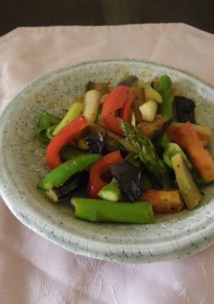 オリーブオイルとコンソメで洋風野菜炒め-レシピのメイン写真