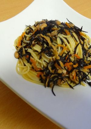 ヘルシー!ひじきパスタ-レシピのメイン写真