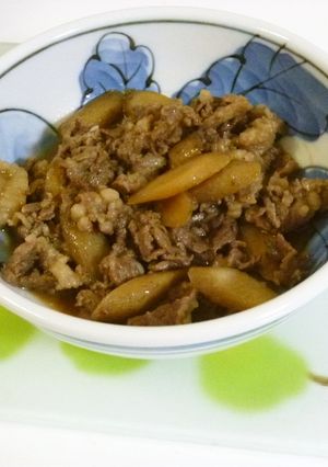 牛肉とごぼうの炒め煮-レシピのメイン写真