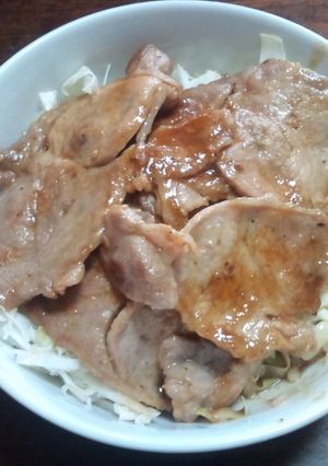 焼肉丼-レシピのメイン写真