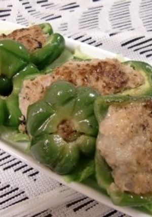 ピーマンの肉詰め-レシピのメイン写真