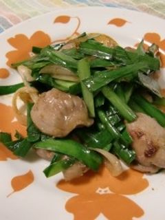 砂ずりとニラのカレー炒め-レシピのメイン写真