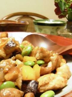 決め手は枝豆♪鶏肉と野菜のピリ辛炒め-レシピのメイン写真