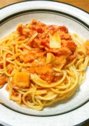 鮭のトマトクリームパスタ☆-レシピのメイン写真