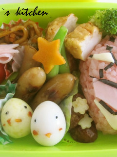 ゴーバスターズのキャラ弁 遠足用 H24-レシピのメイン写真