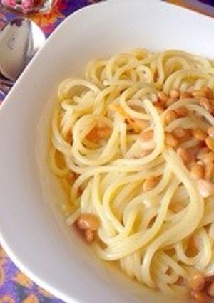 キムチ納豆スパ☆クリームバージョン-レシピのメイン写真