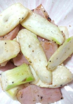 マコモ茸とベーコンの炒めもの-レシピのメイン写真