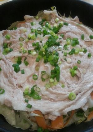 野菜たっぷり♡蒸ししゃぶ〜-レシピのメイン写真
