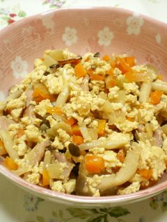 具だくさん❀炒り豆腐-レシピのメイン写真