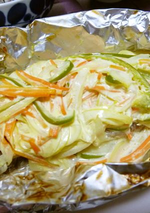 野菜たっぷり白身魚のホイル焼き-レシピのメイン写真