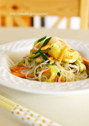 焼きナスと春雨の中華風酢の物-レシピのメイン写真