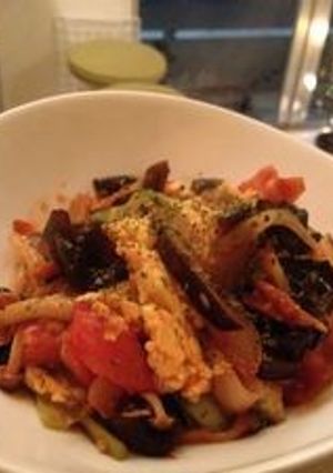 野菜とたまごの炒め物（トマト味）-レシピのメイン写真