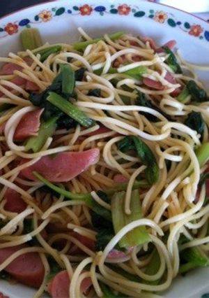 ほうれん草とベーコンのパスタ-レシピのメイン写真