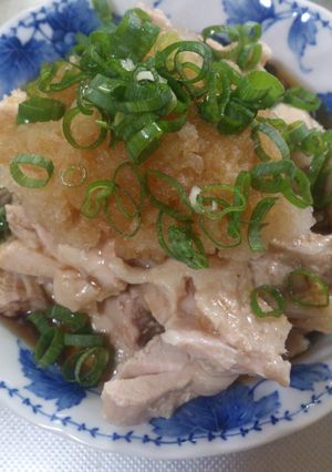 鷄もも肉のおろしポン酢和え-レシピのメイン写真