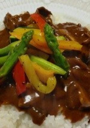 ランチでも人気のハッシュドビーフ♪-レシピのメイン写真