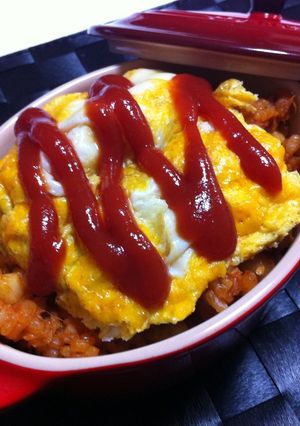 ツナ缶でオムライス-レシピのメイン写真