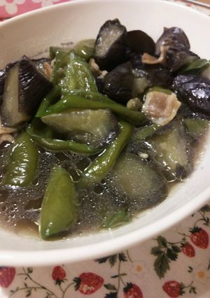 なすとピーマンの煮物-レシピのメイン写真