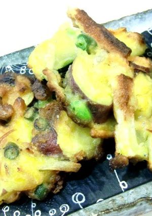+栄養♪じゃこスルメ入さつま芋かき揚げ-レシピのメイン写真