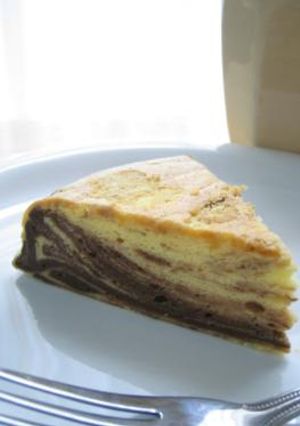 チョコレートマーブルオレンジスフレケーキ-レシピのメイン写真