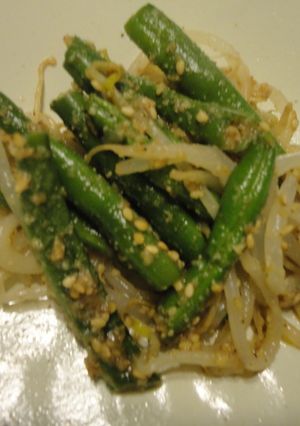 もやしといんげんの胡麻和え-レシピのメイン写真