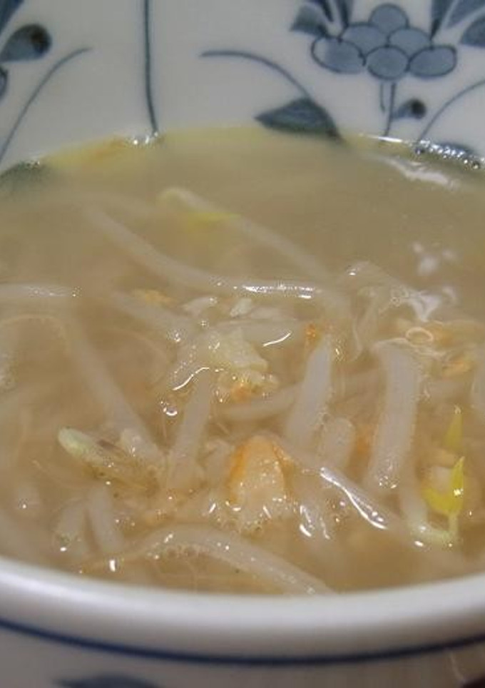 簡単！旨い！！もやしと干し海老のスープ-レシピのメイン写真