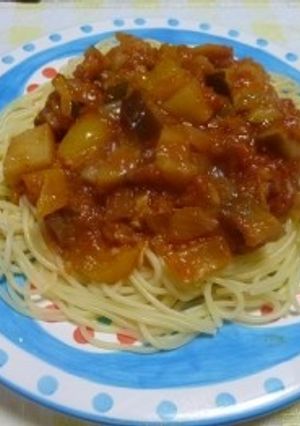 ラタトゥユでパスタ-レシピのメイン写真