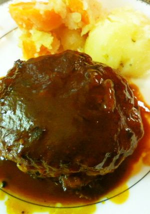 チーズ入りハンバーグ-レシピのメイン写真