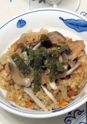 美味　季節の舞茸ご飯-レシピのメイン写真