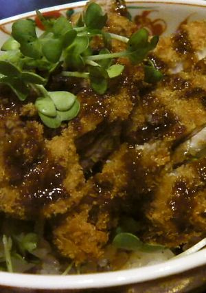 柔らか豚ヒレカツソース丼!-レシピのメイン写真