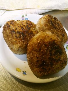 こんがり☆しっかり味の焼きおにぎり-レシピのメイン写真