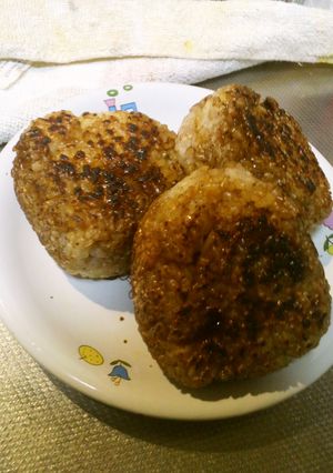 こんがり☆しっかり味の焼きおにぎり-レシピのメイン写真