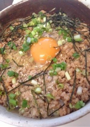 鶏そぼろアレンジ★肉味噌丼-レシピのメイン写真