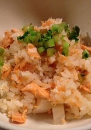 鮭ごはん-レシピのメイン写真