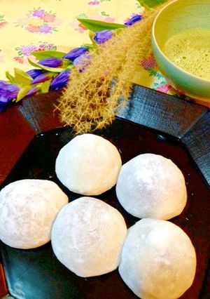 柔らかもちもち大福♪巨峰（ぶどう）入り！-レシピのメイン写真